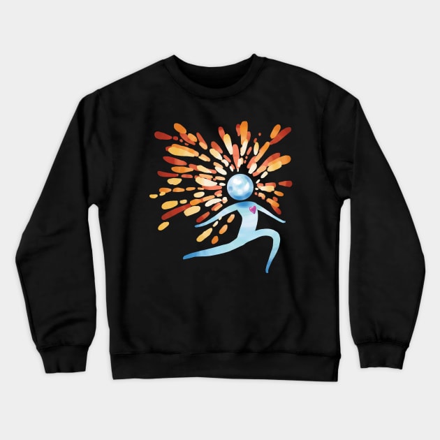 Falling Stars Crewneck Sweatshirt by nscerra